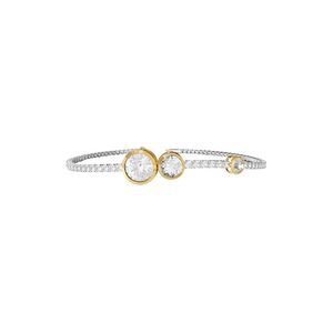 18K Vermeil 3.48 Ct. Tw. Lab-Grown Diamond Bangle Bracelet